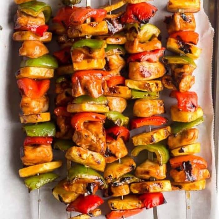Hawaiian Chicken Kebab