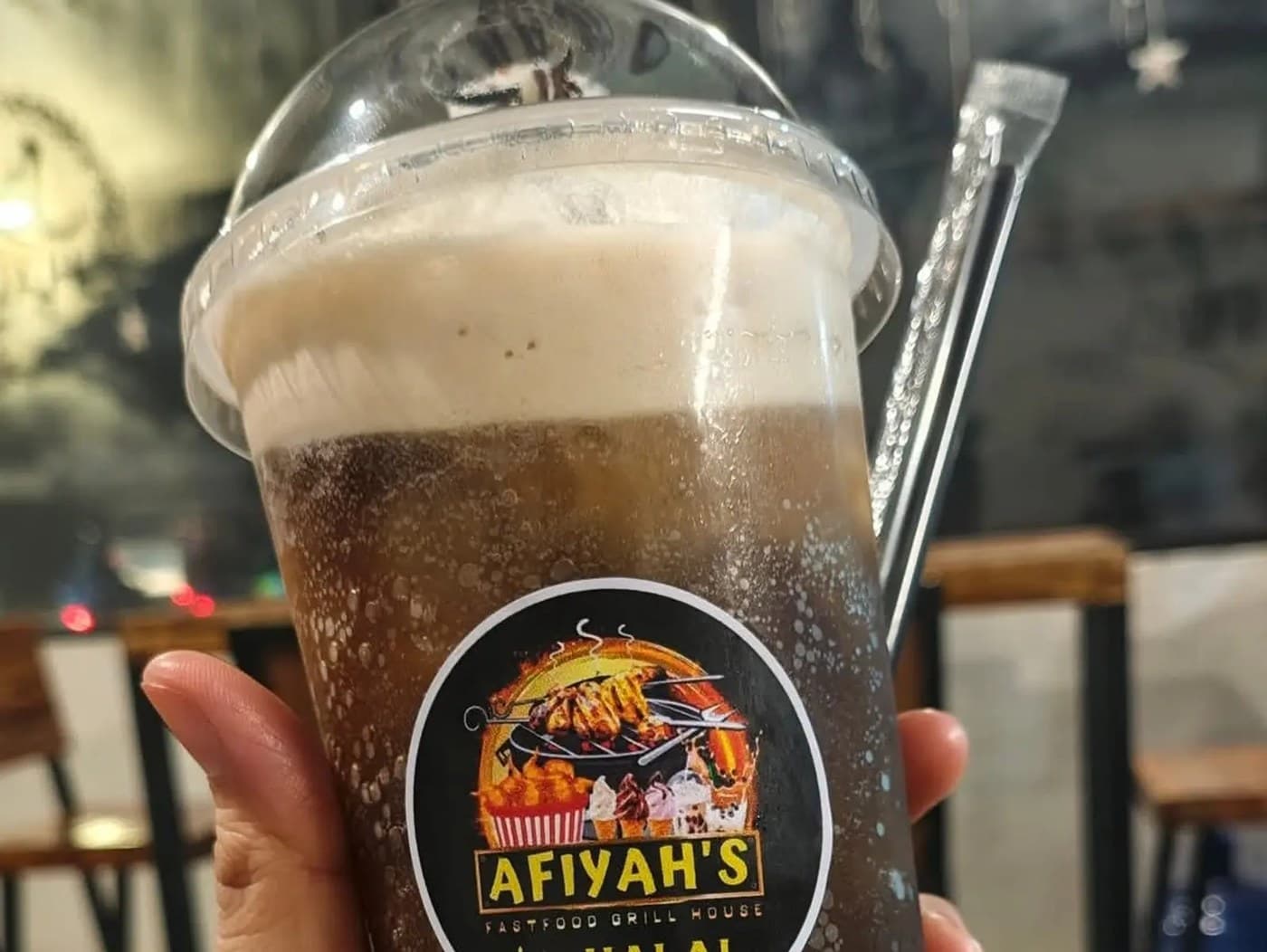 Large Coke float