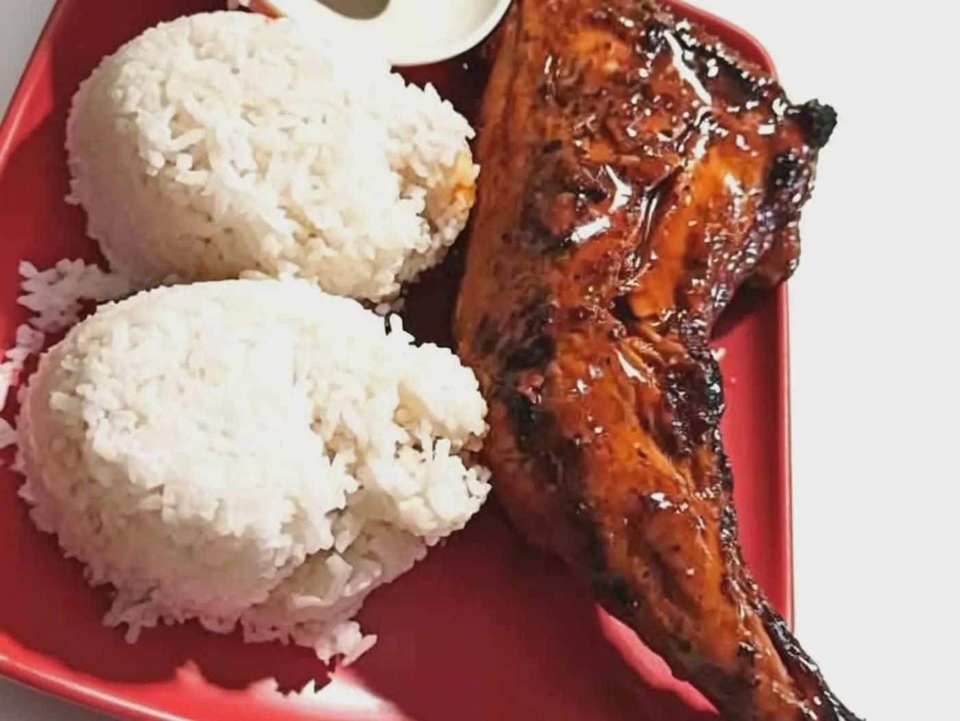 Jumbo Leg BBQ with 2 Scoops Rice