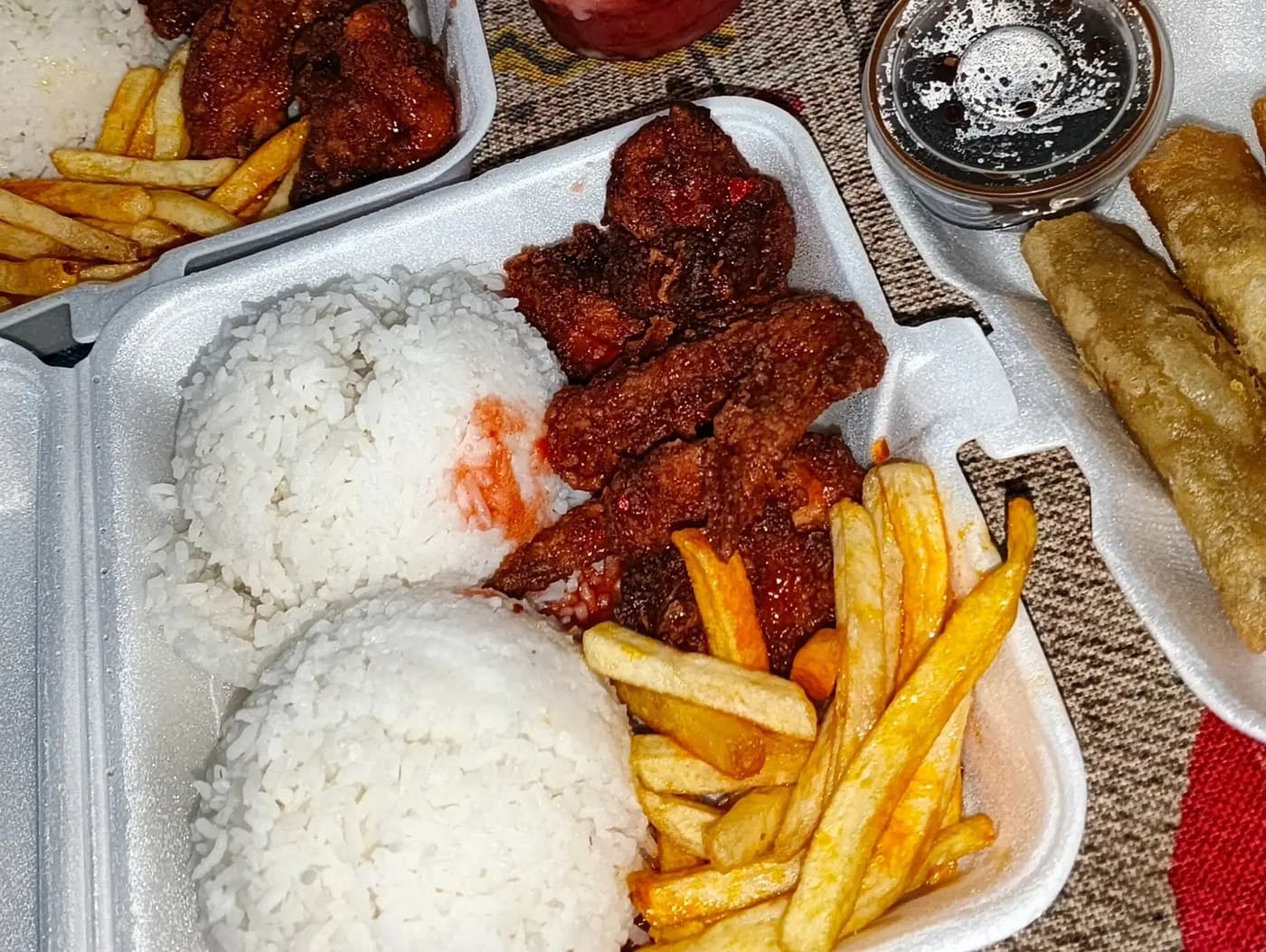 Wings with 2 scoop rice