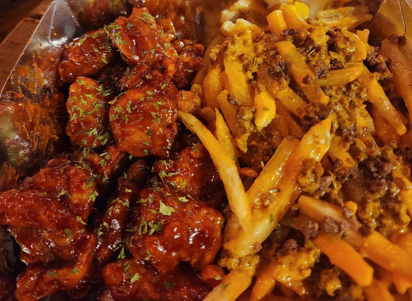 Bangers With Bazinga Fries