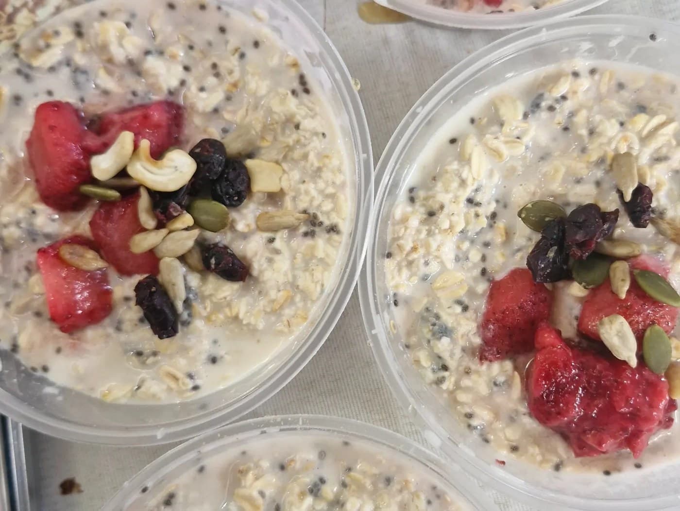 Strawberry Oats (Freshly made)