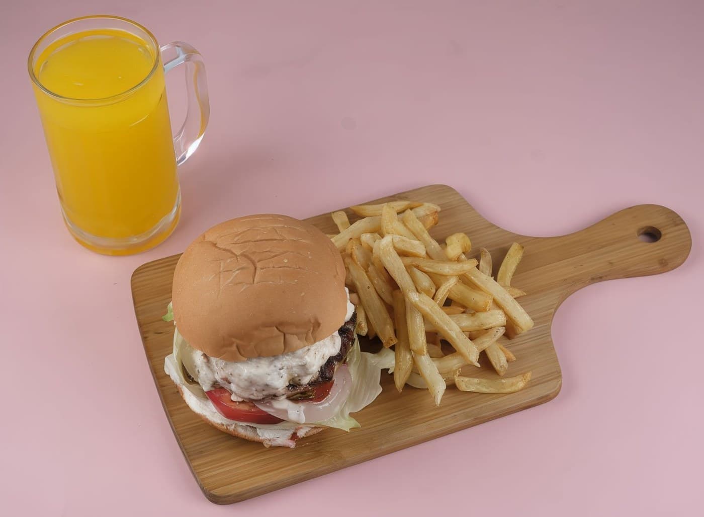 Chicken Burger With Mushroom