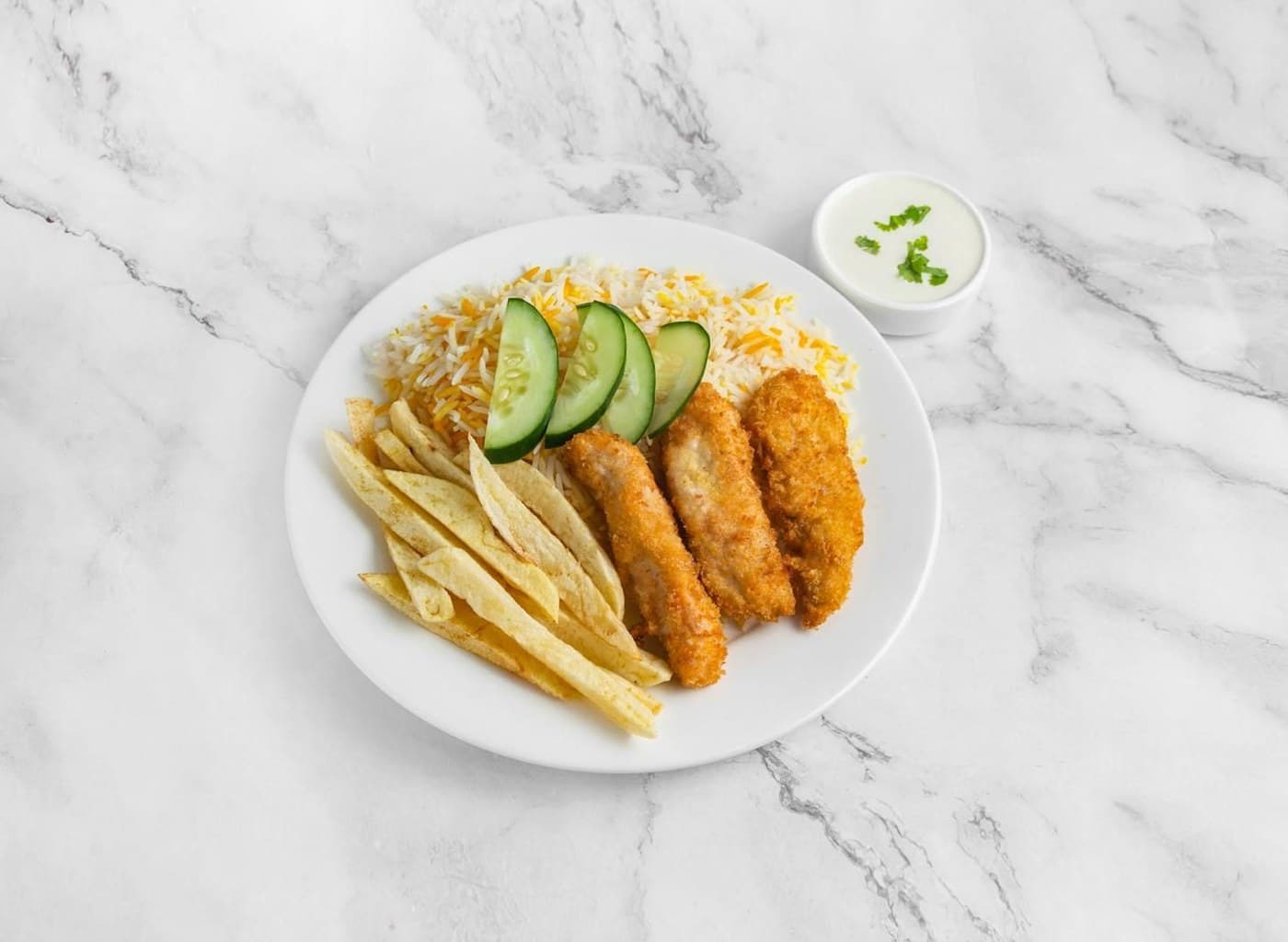 Crispy Chicken Rice