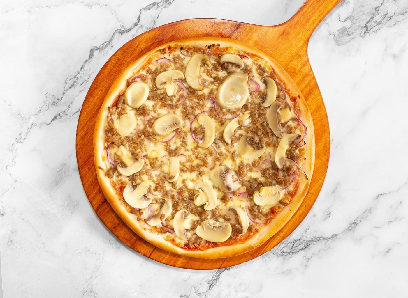 Beef & Mushroom Pizza