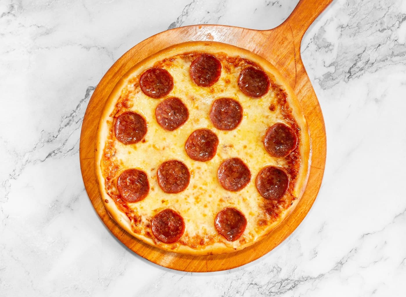 Beef Pepperoni Pizza