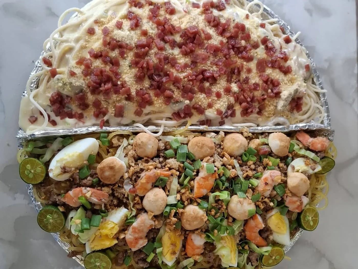 8's Mix Bilao - Carbonara & Bam-I