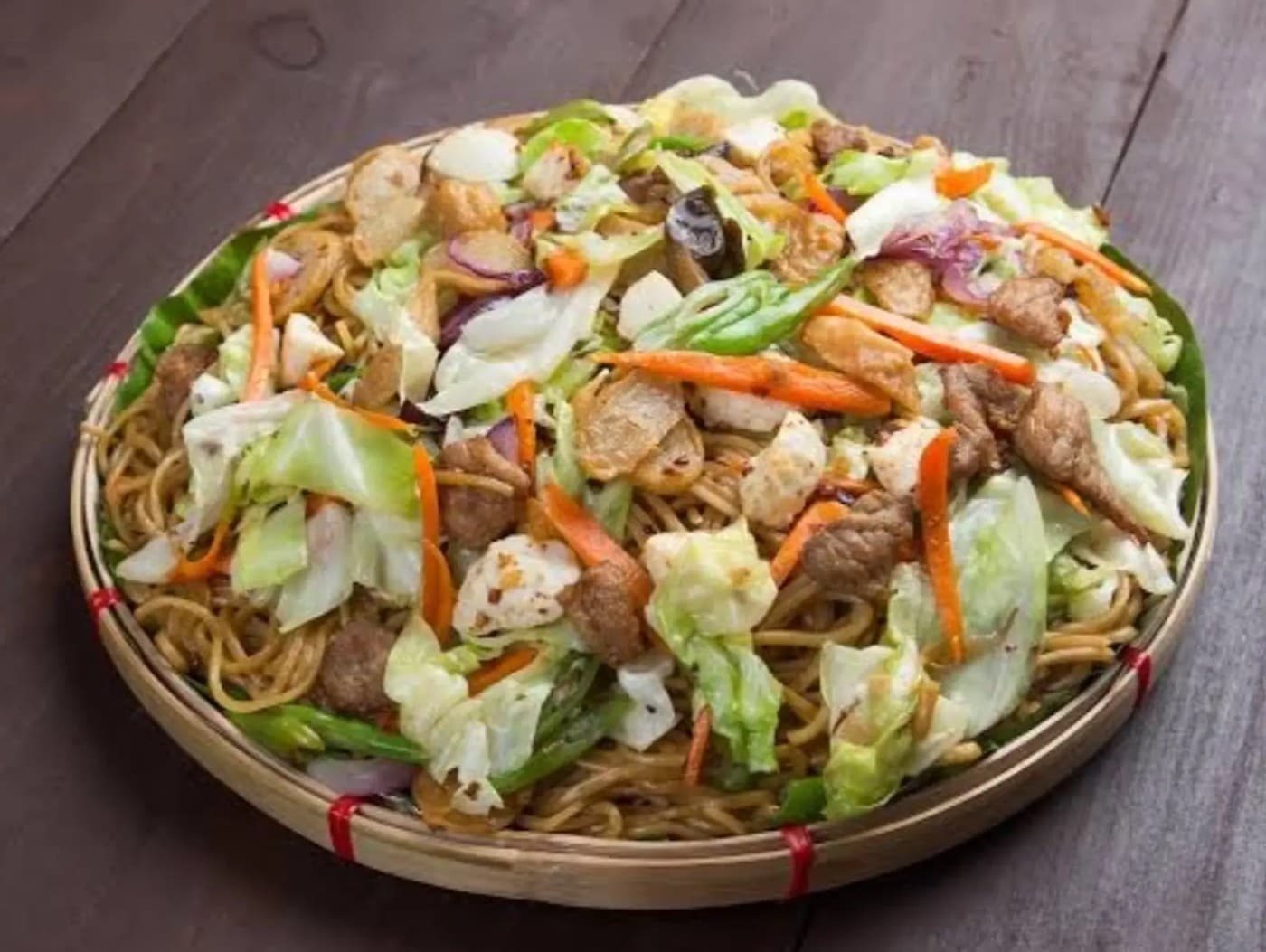 Pancit Canton Guisado Small Bilao 10"