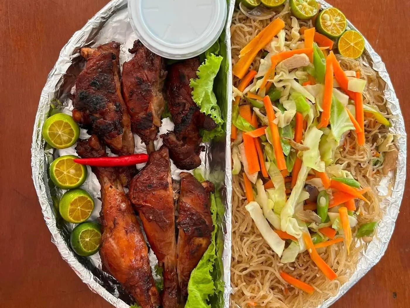 8's Mix Bilao - Grilled Chicken & Pancit
