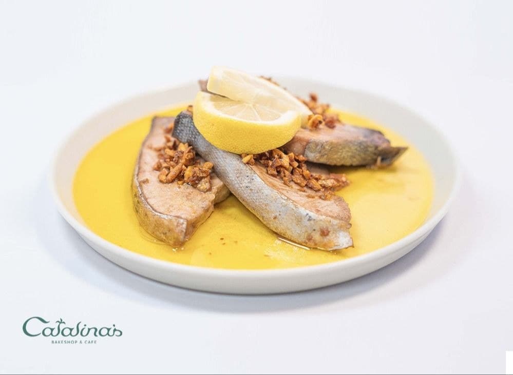 Blue Marlin In Lemon Butter Sauce