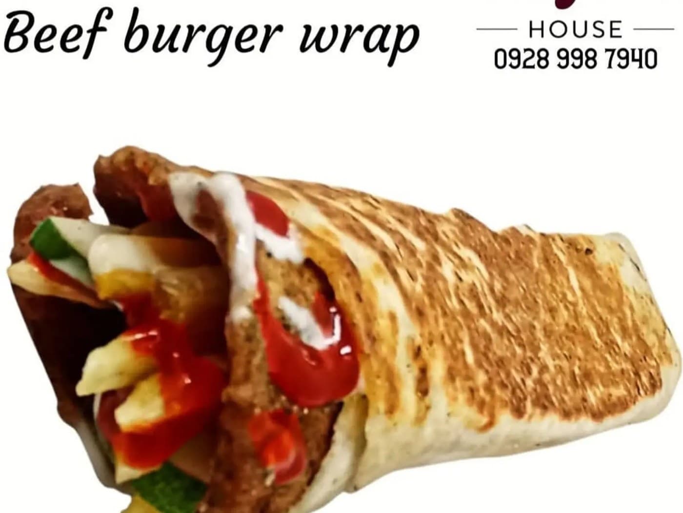 Beef Burger Wrap