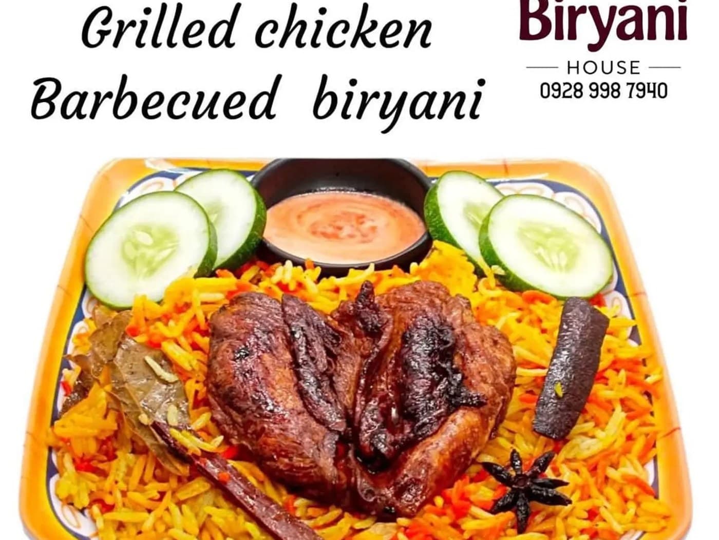 Grilled Chicken BBQ Biryani