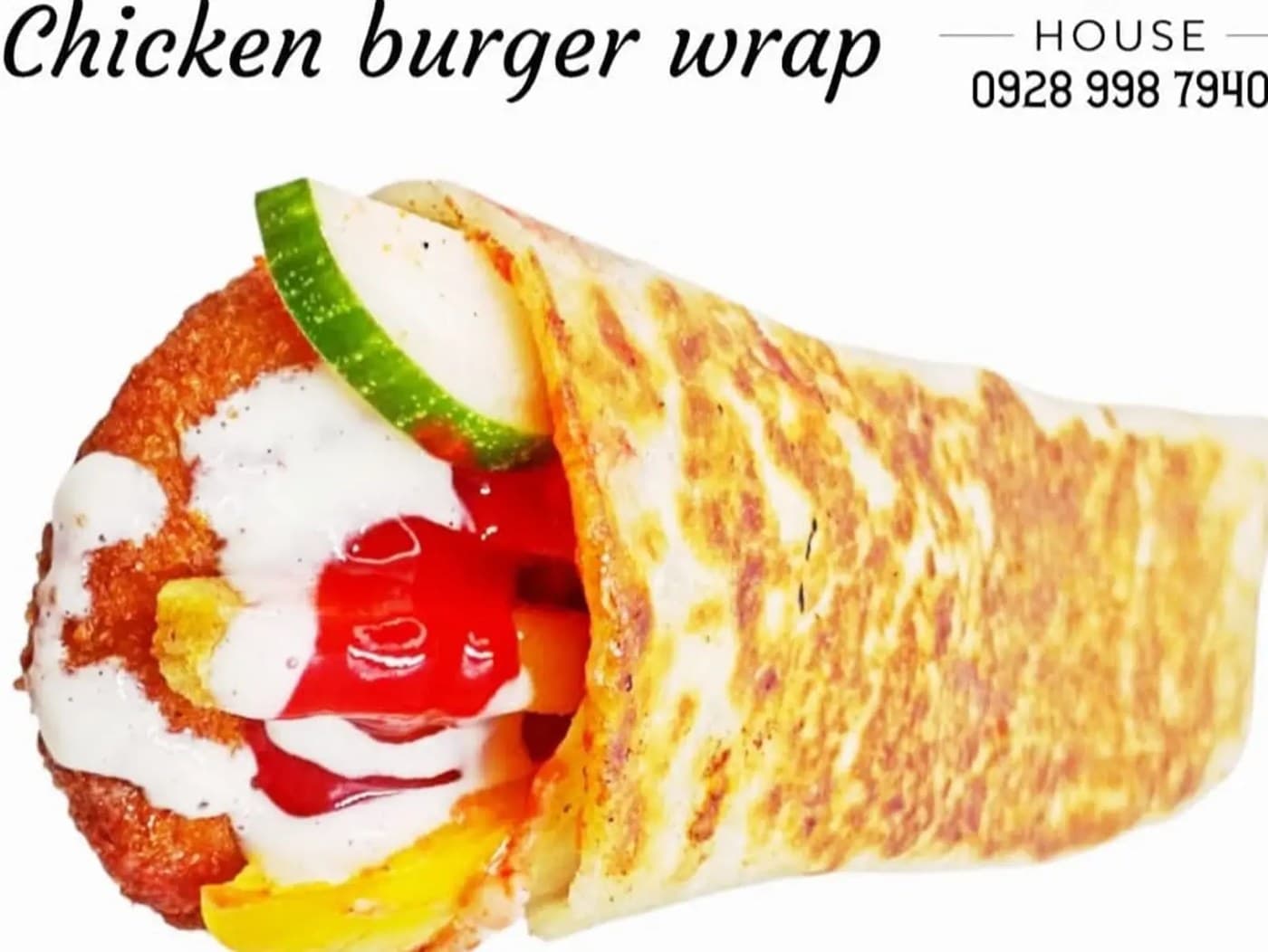 Chicken Burger Wrap
