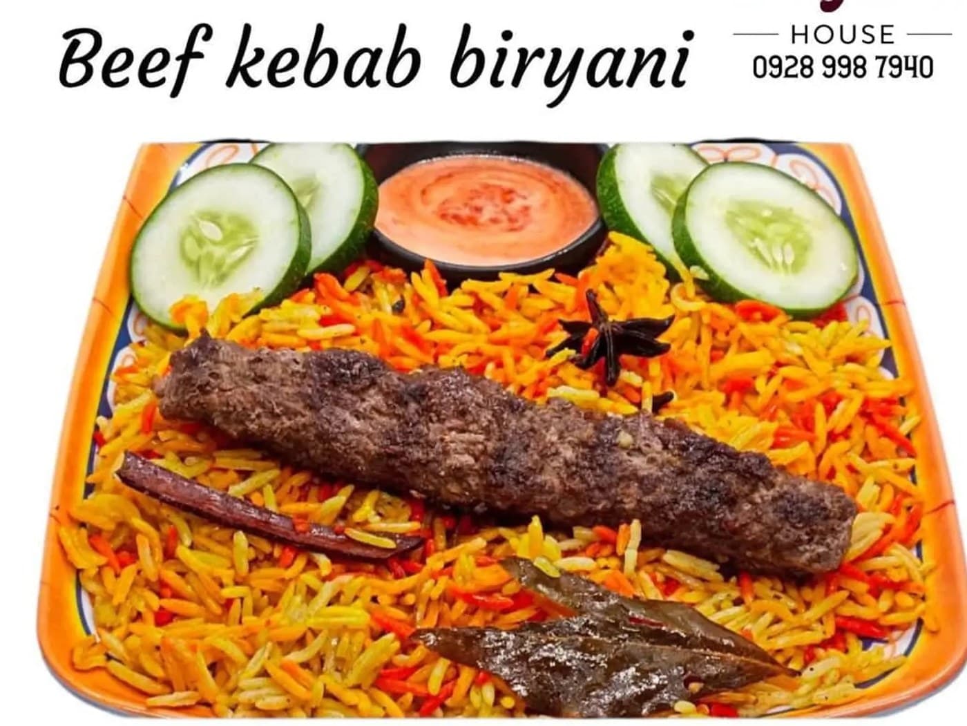 Beef Kebab Biryani