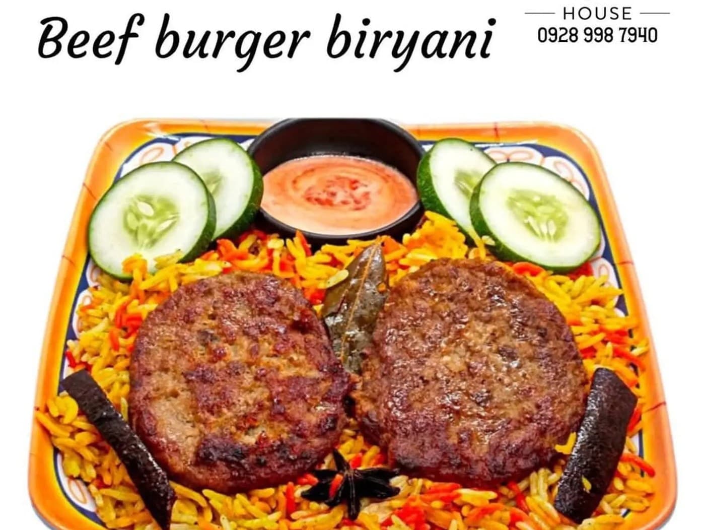 Beef Burger Biryani