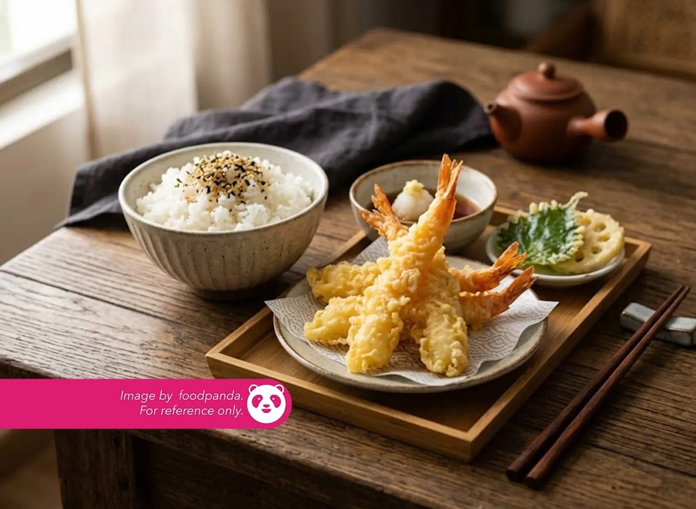 Ebi Tempura Rice Meal