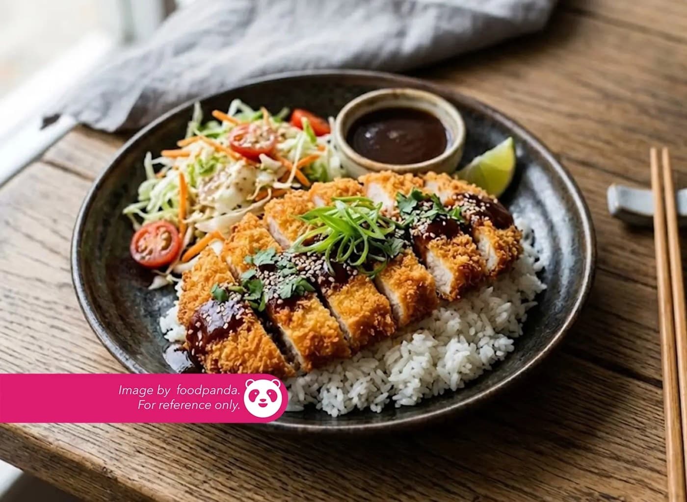 Chicken Katsu Rice Meal