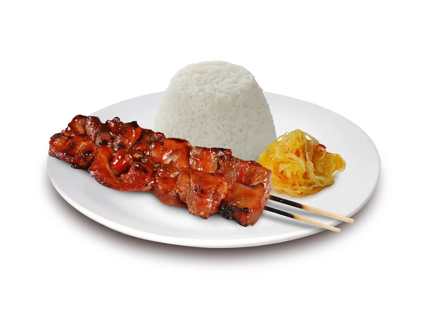 Pork BBQ with rice