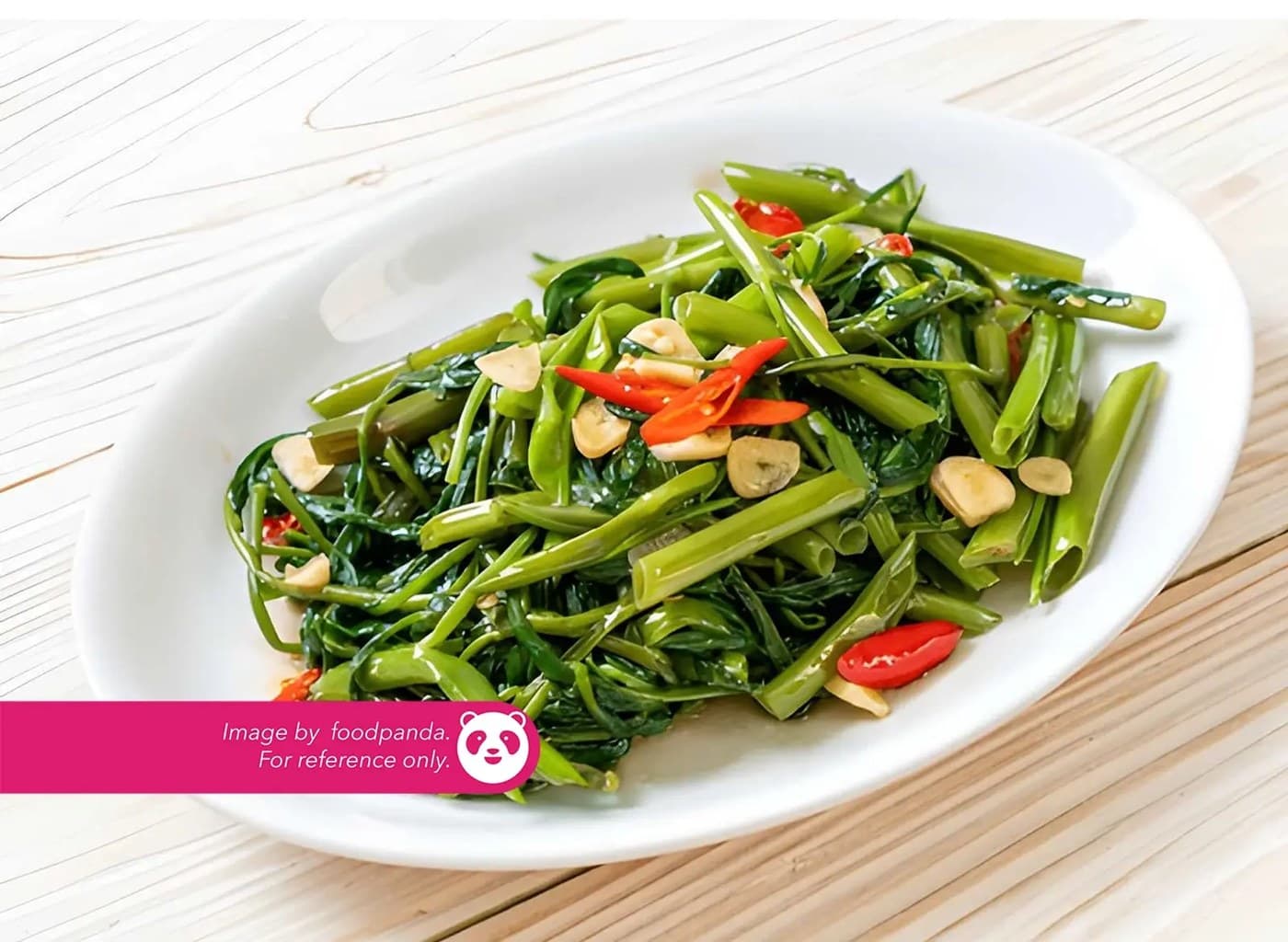 Spicy Garlic Kangkong