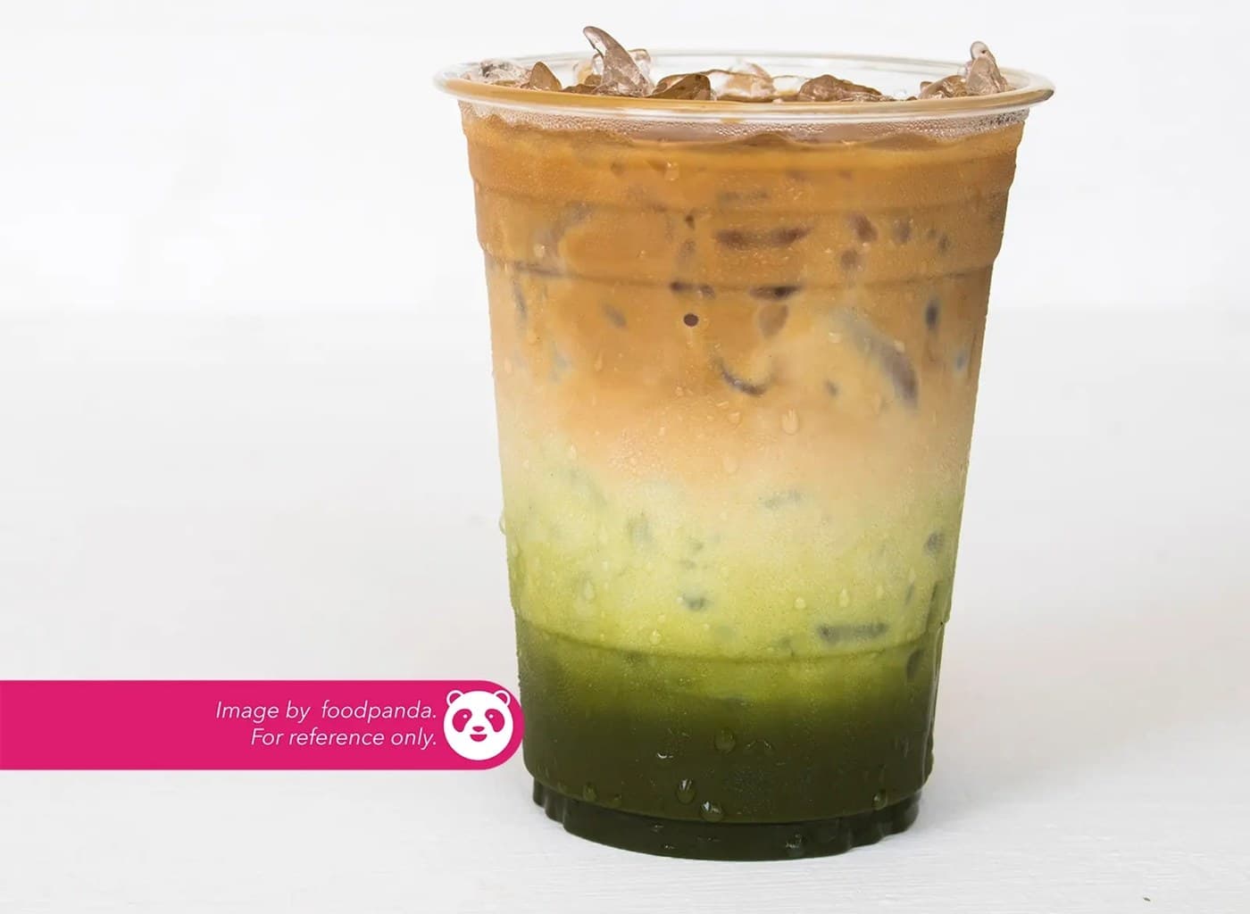 Iced Dirty Matcha Latte