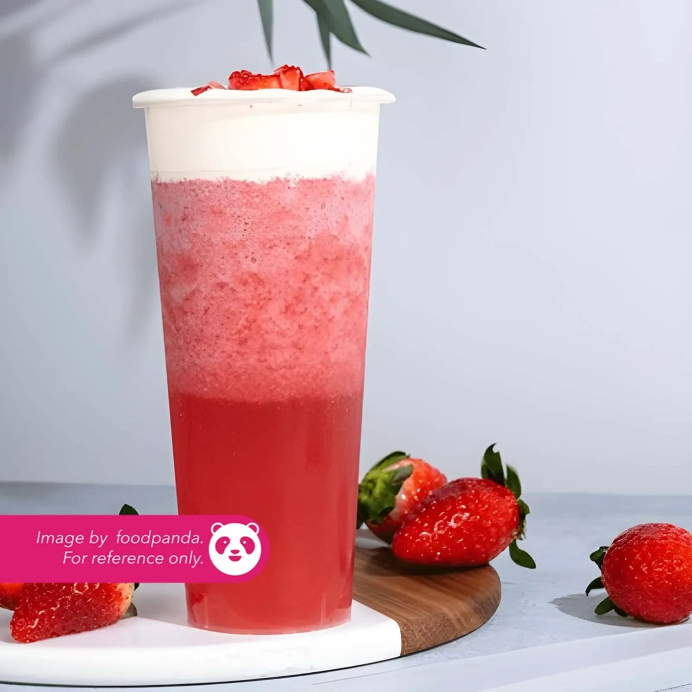 Iced Strawberry Latte Cream Cheese