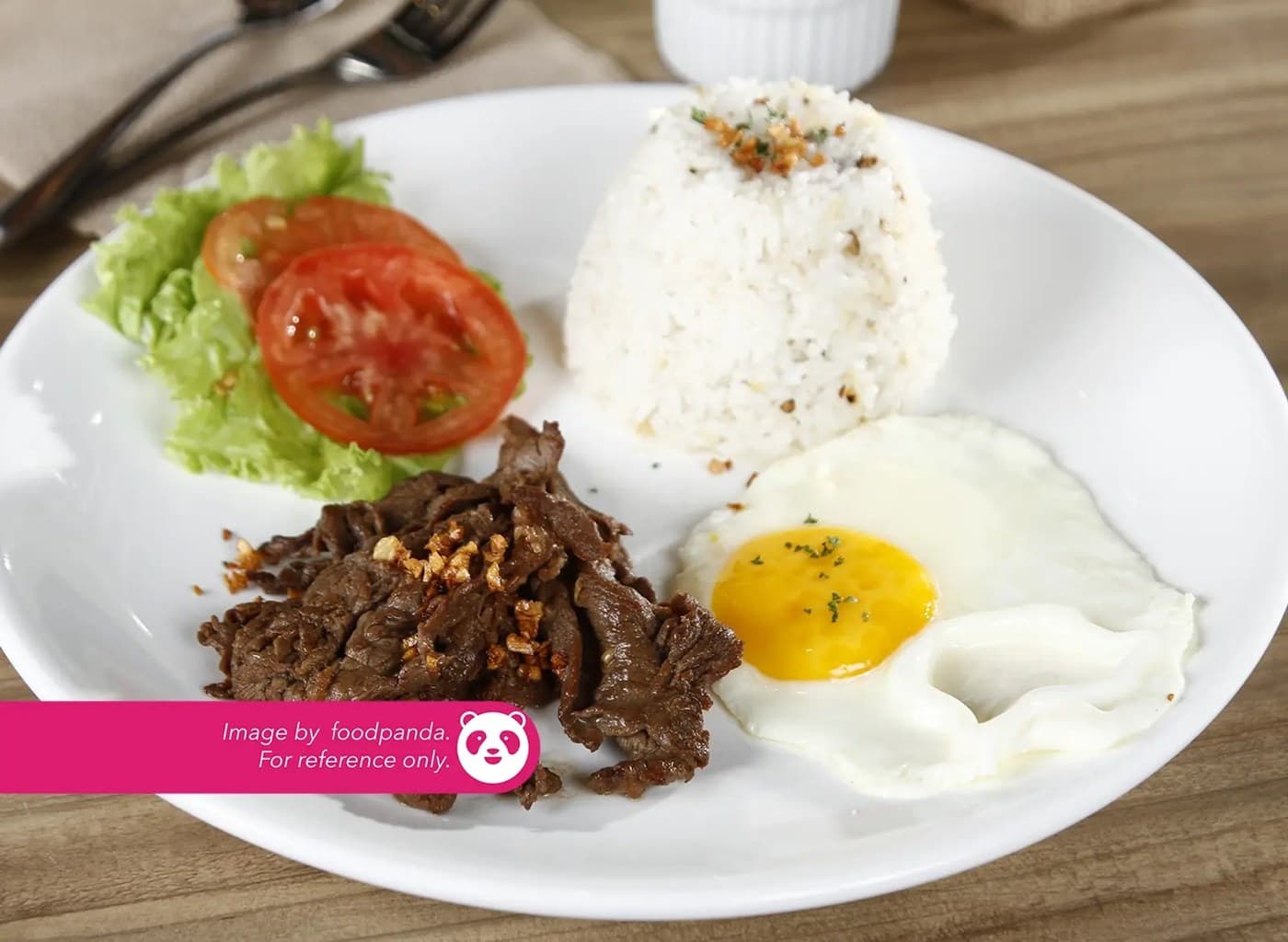 Beef Tapa, Egg, Rice