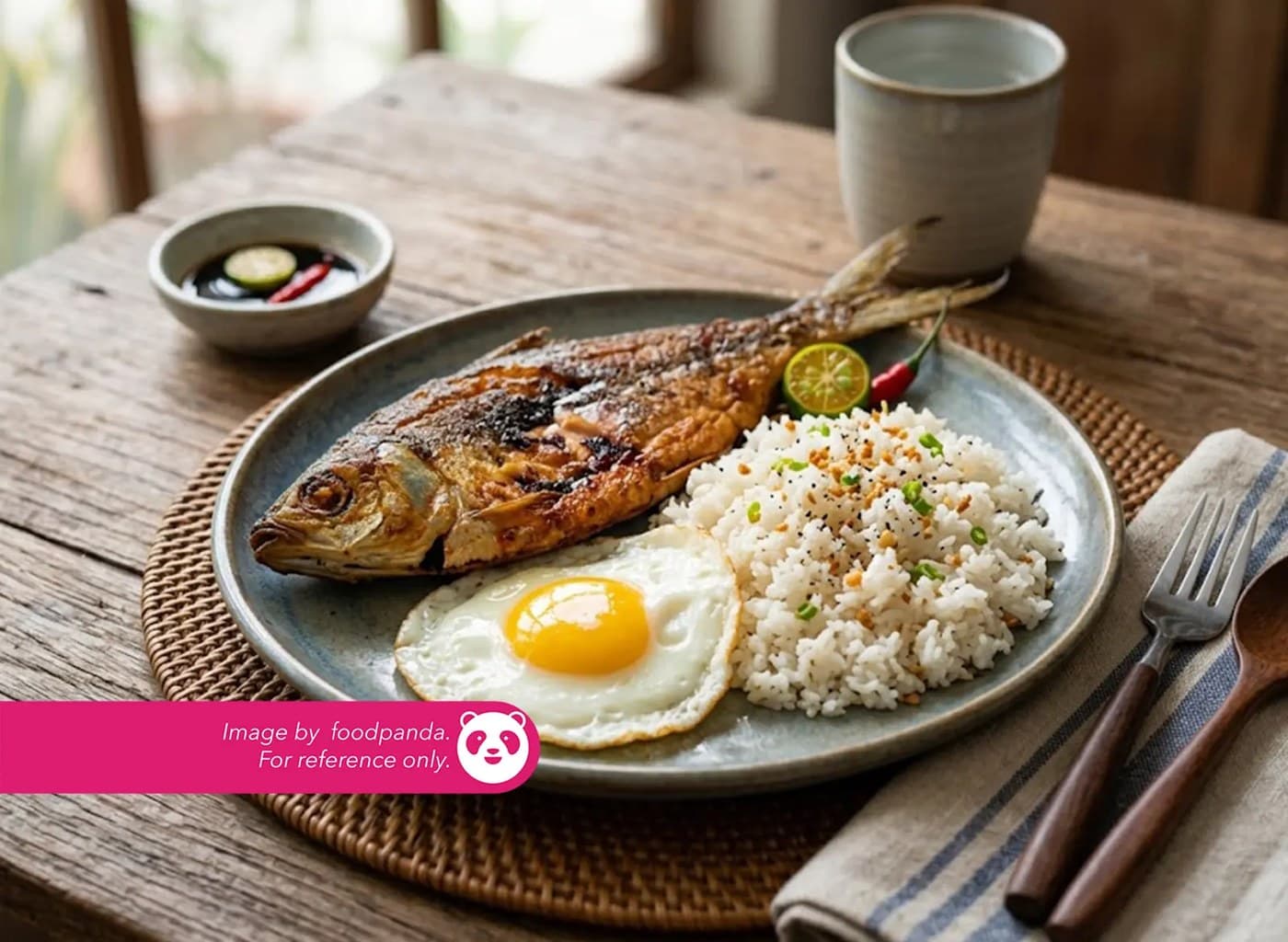 Bangus, Egg, Rice