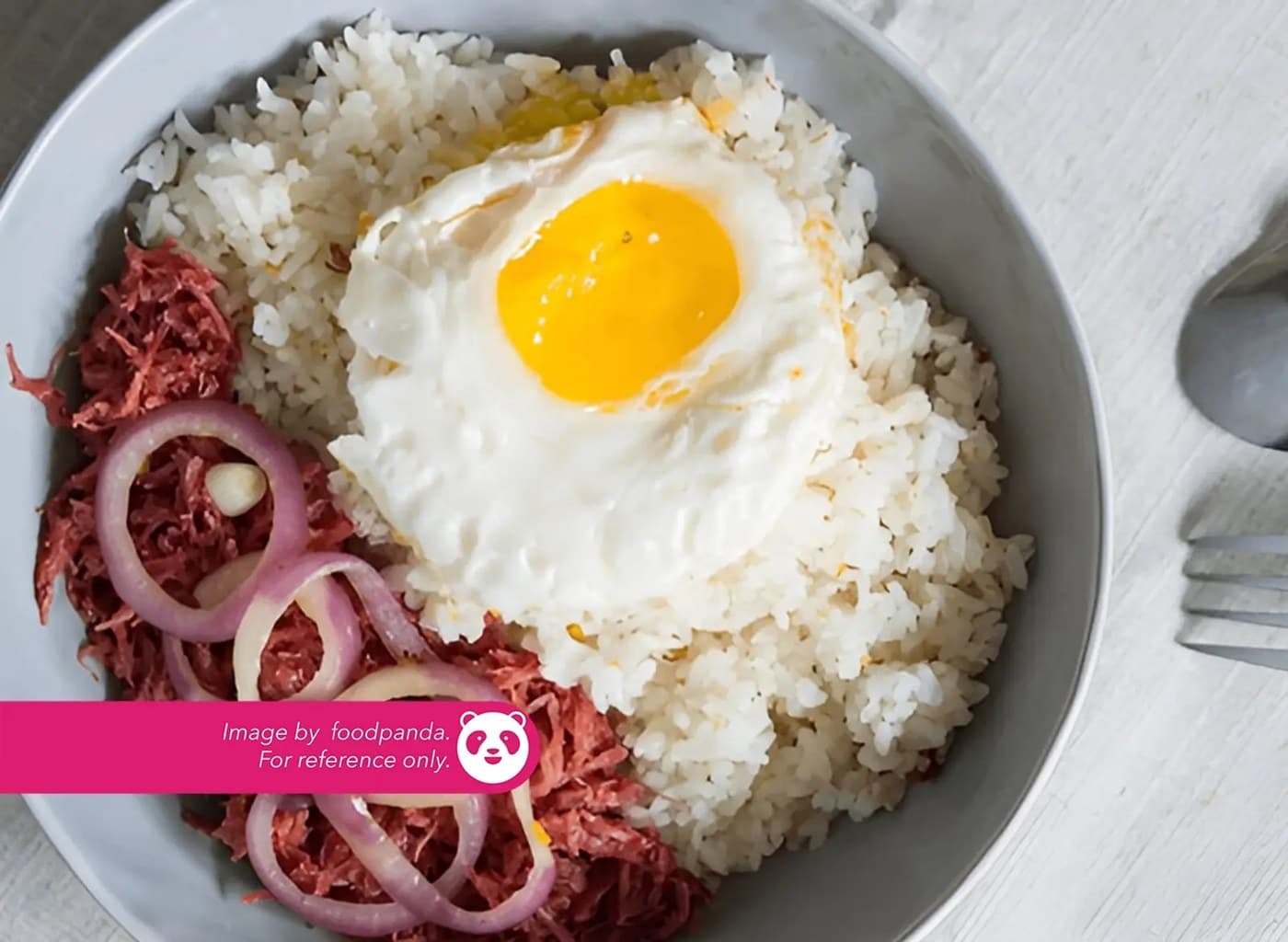 Tocilog with Corned Beef