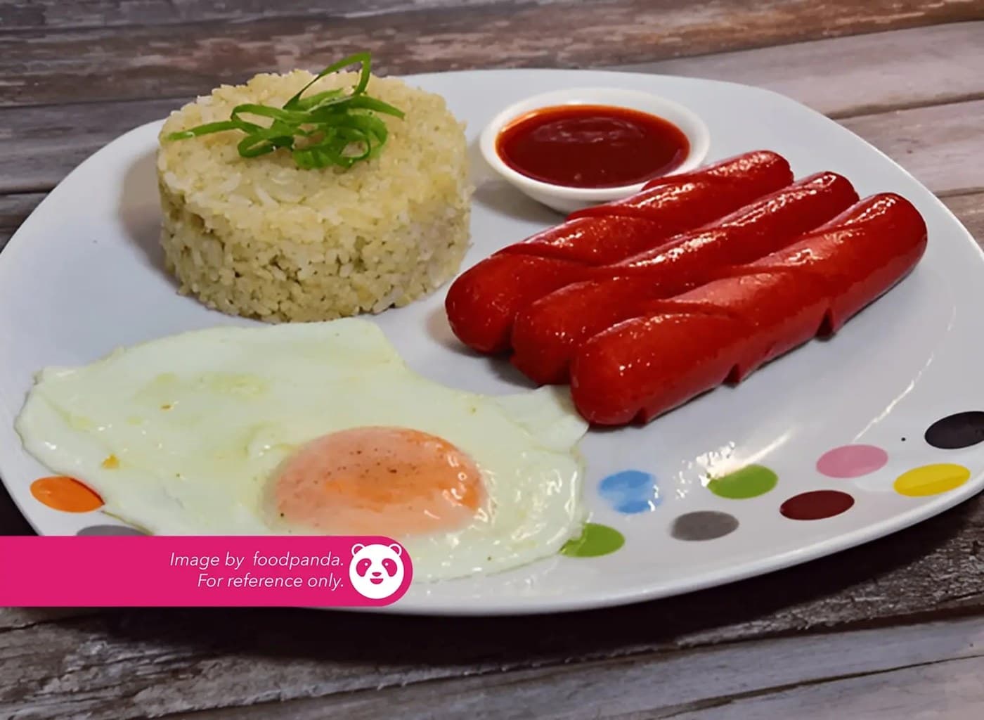 Tapsilog with Hotdog