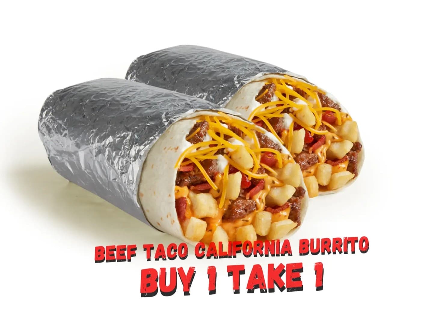 Beef Taco California Burrito