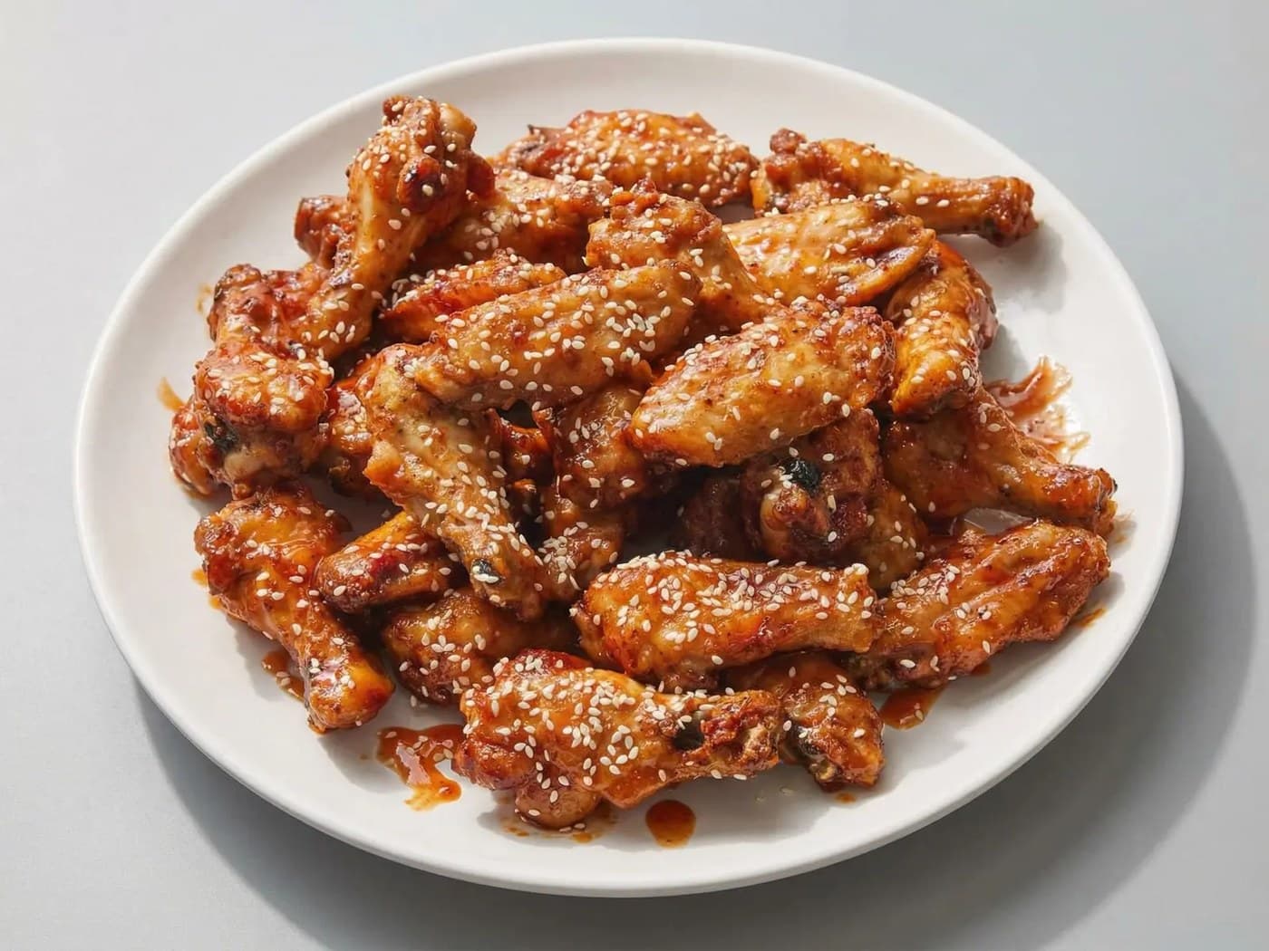 Honey Glazed chicken wings solo