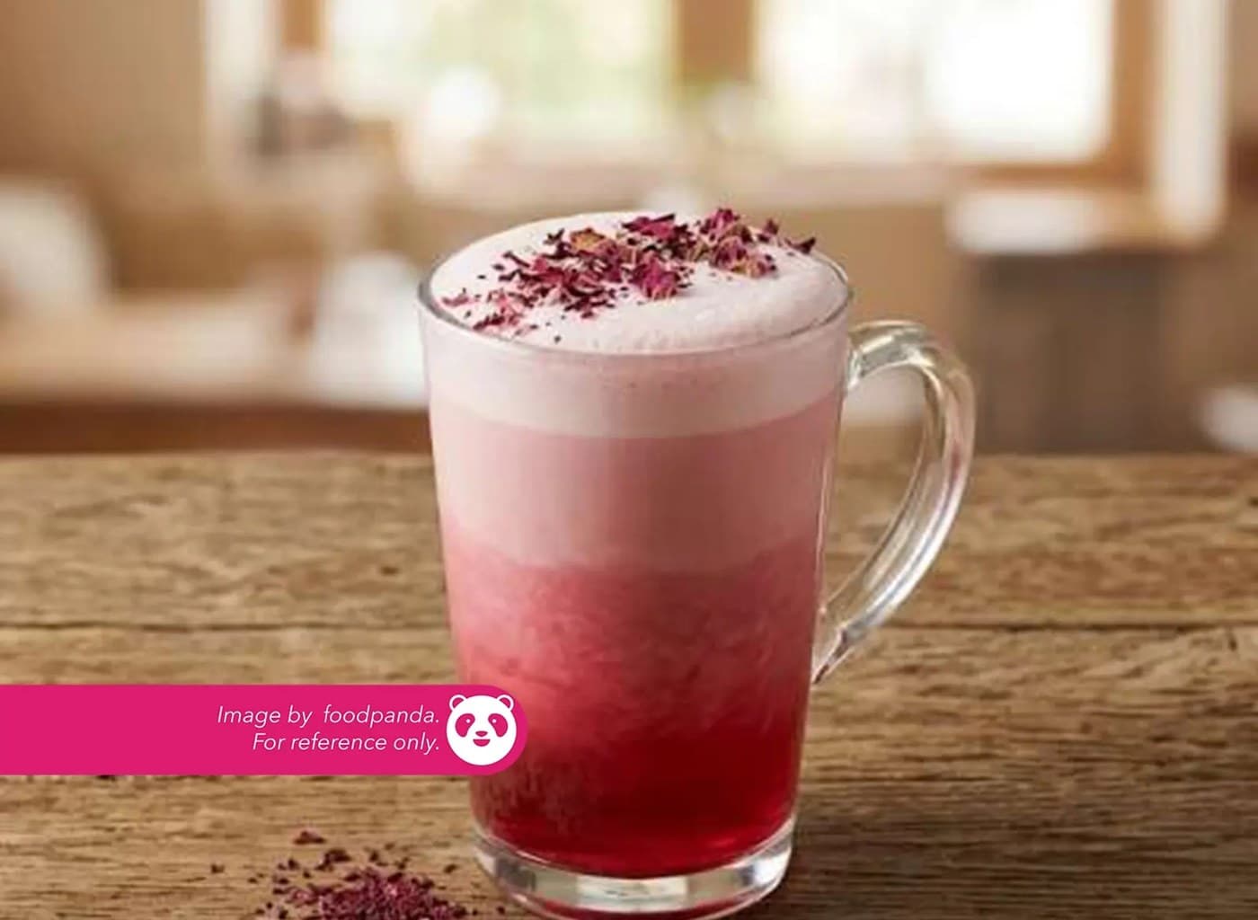 Hibiscus Rose Tea Lattè