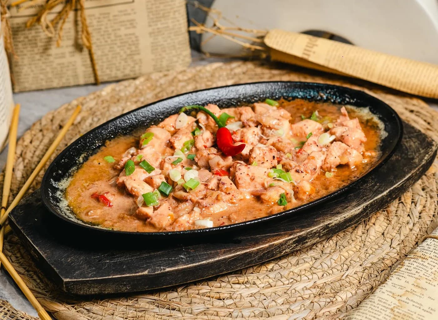 Sizzling Chicken Bicol Express