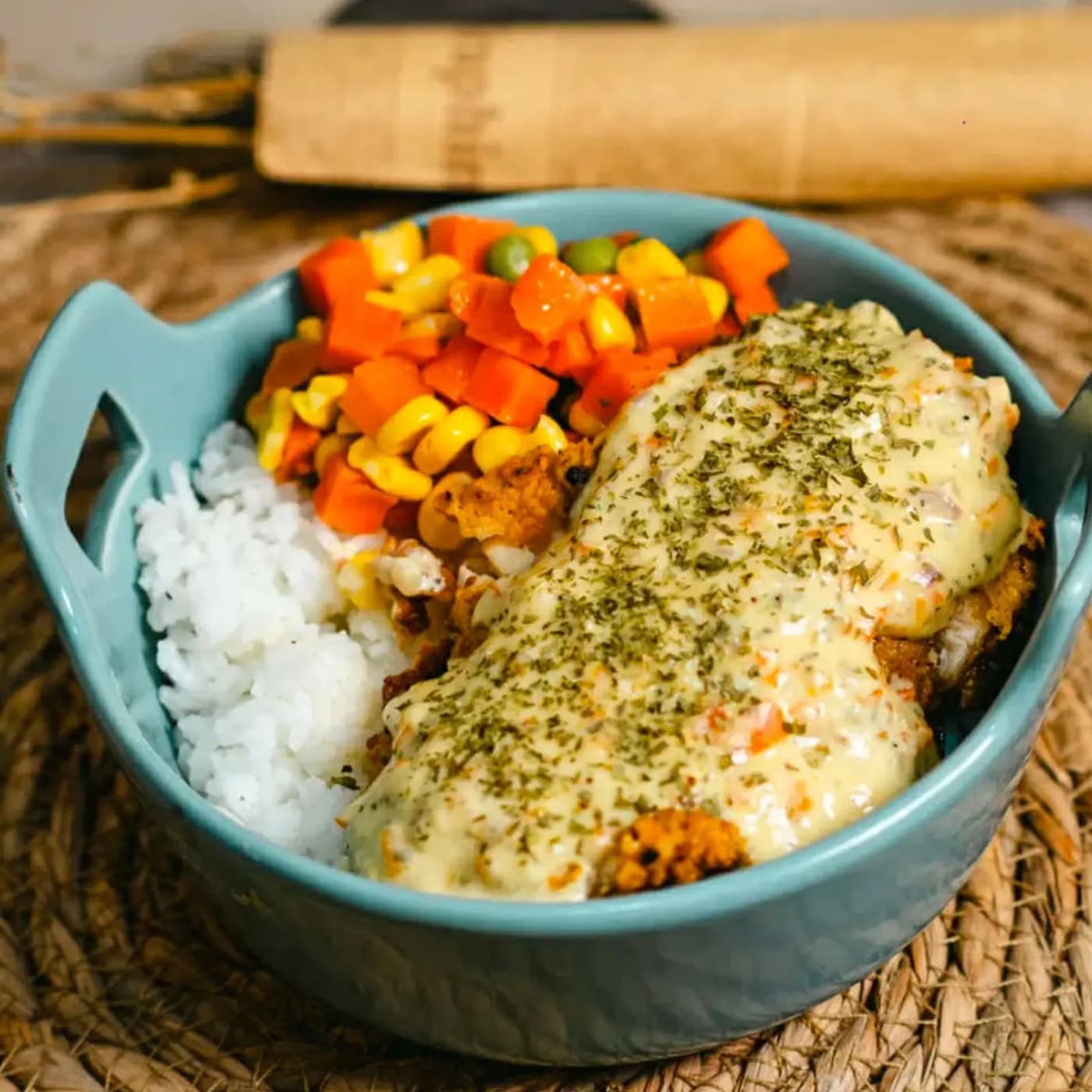 Chicken ala King Ricebowl