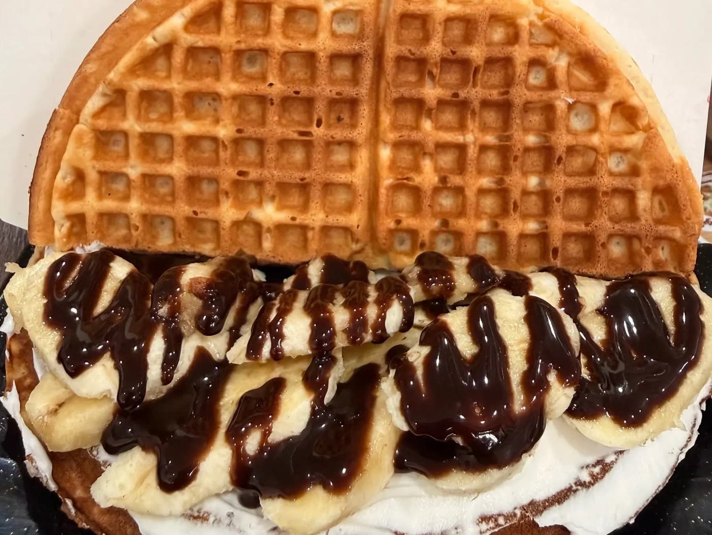 Banana Waffle