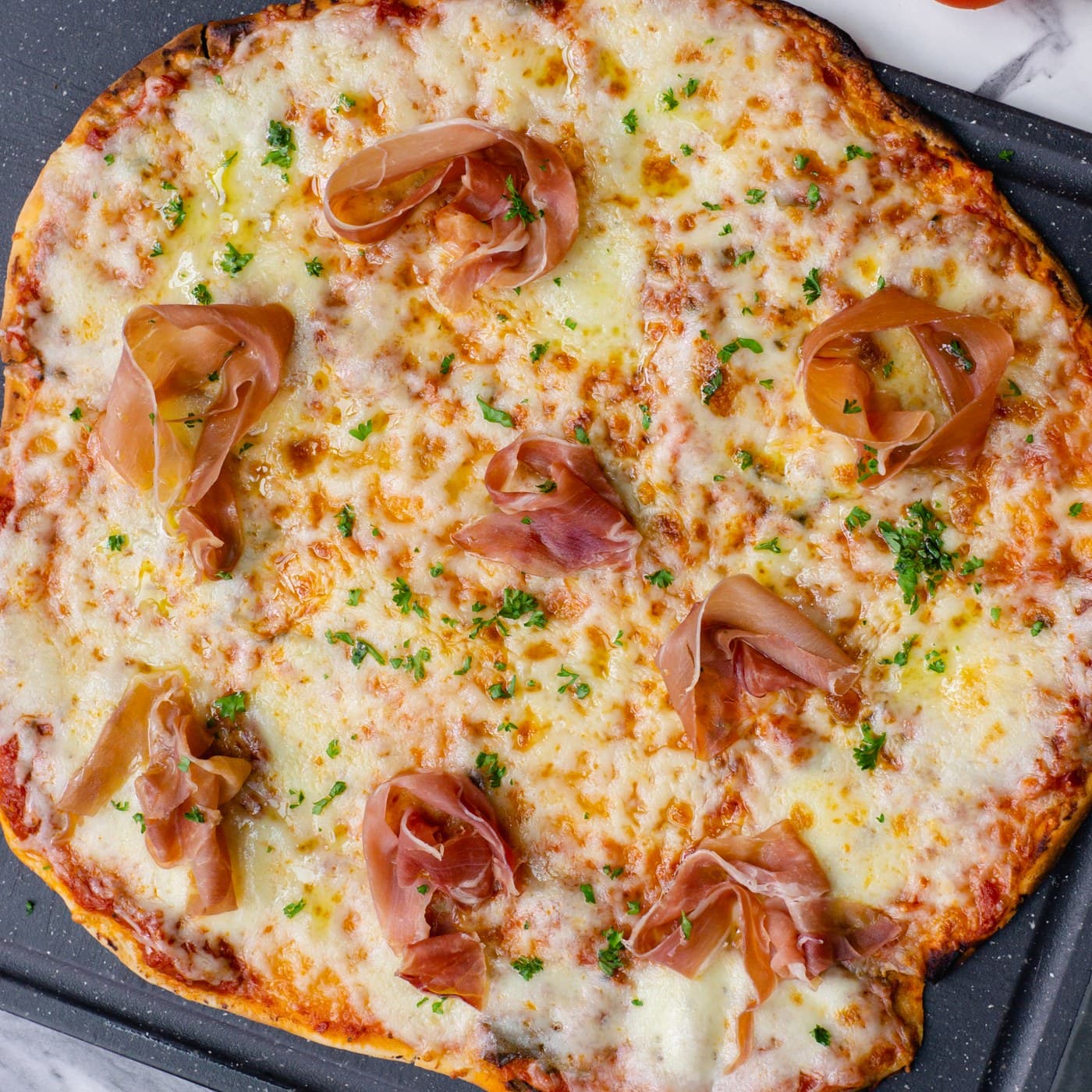 Jamon Serrano & Truffle Thin Crust Pizza