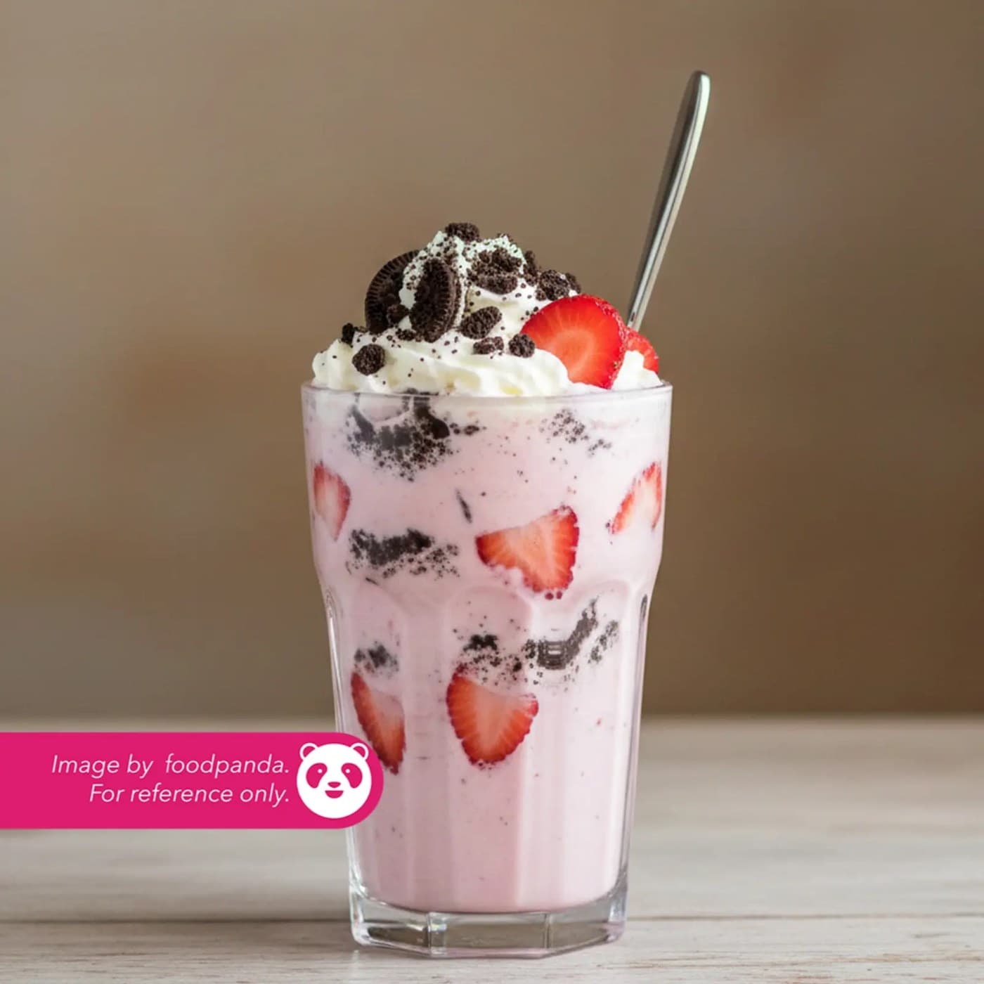 Strawberry Oreo Frappe