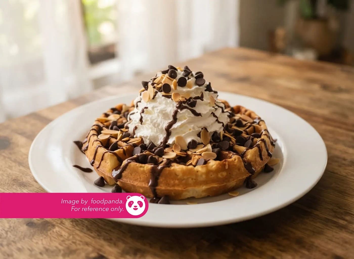 Choco Almond Waffle