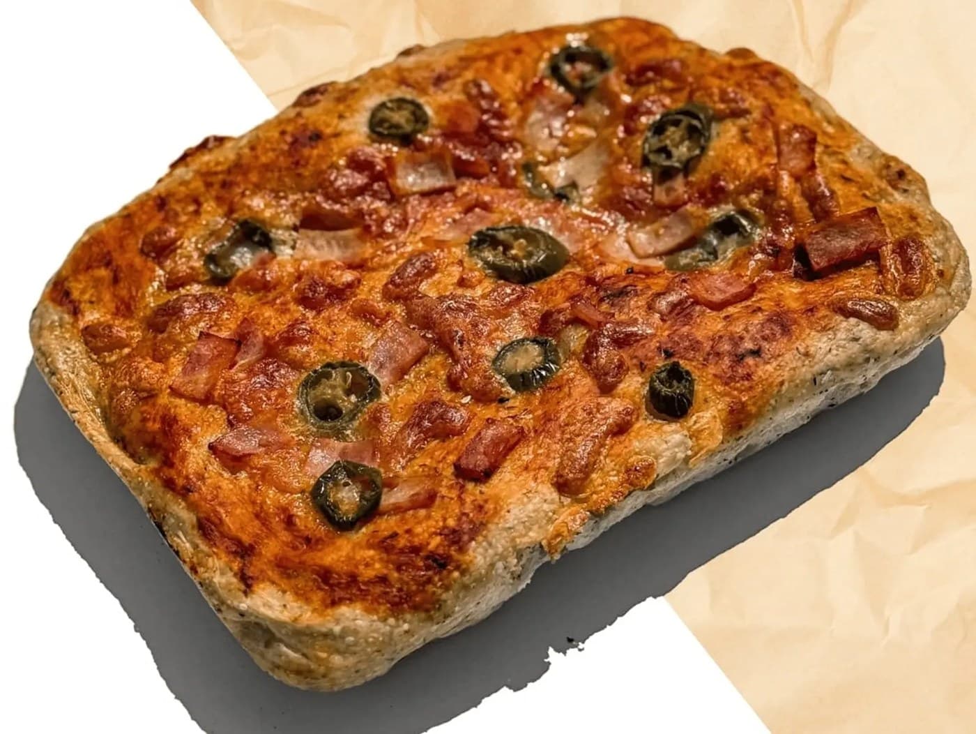 Ham & Cheese Jalapeño Focaccia Whole