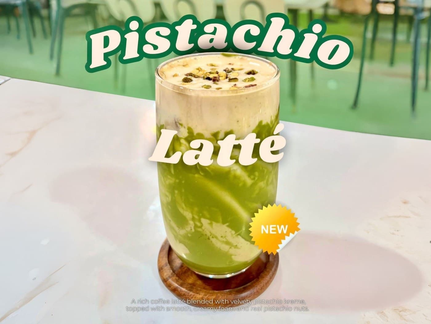Iced Pistachio Lattee