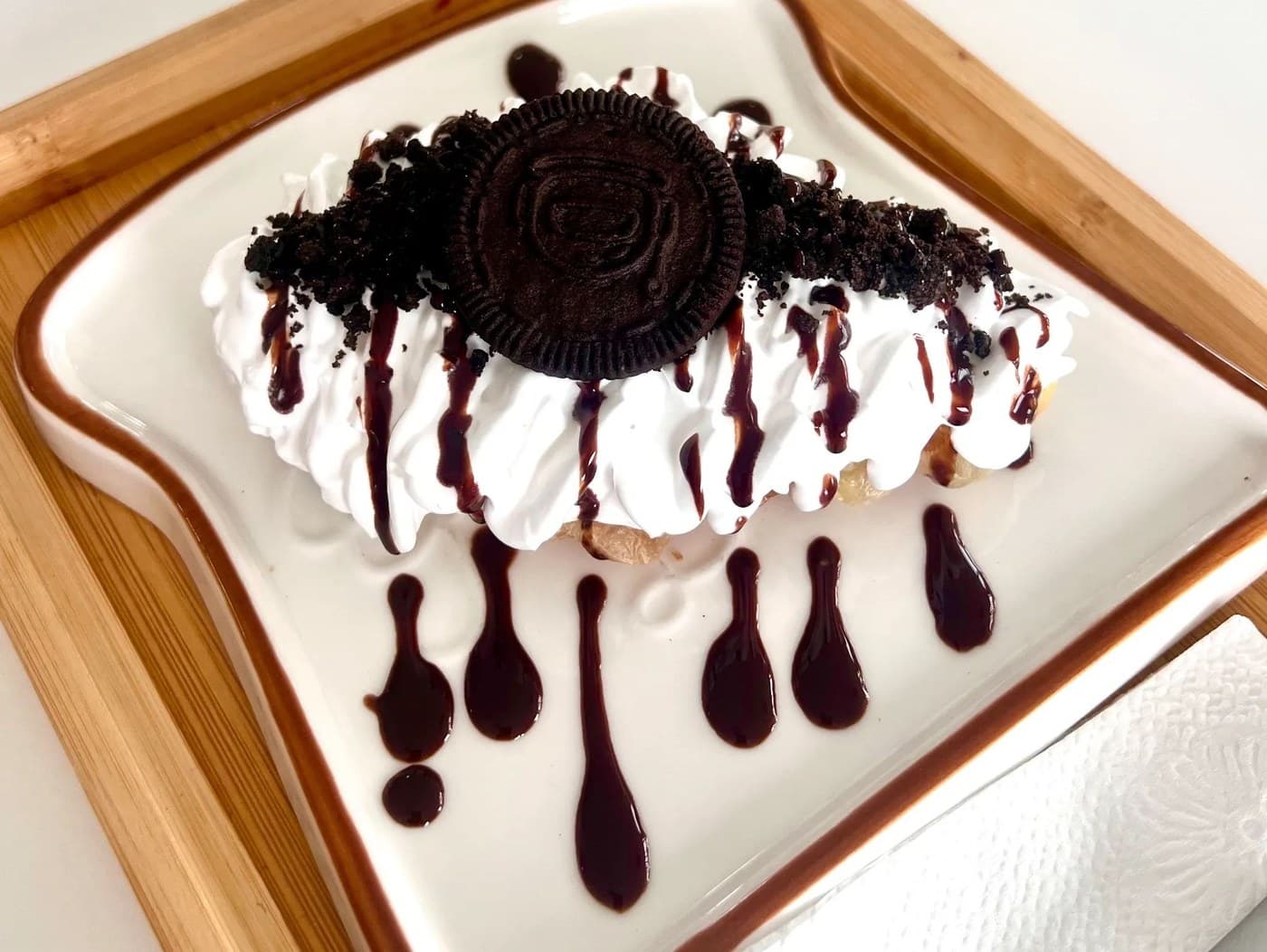 Cookies & Cream Croffle Overload