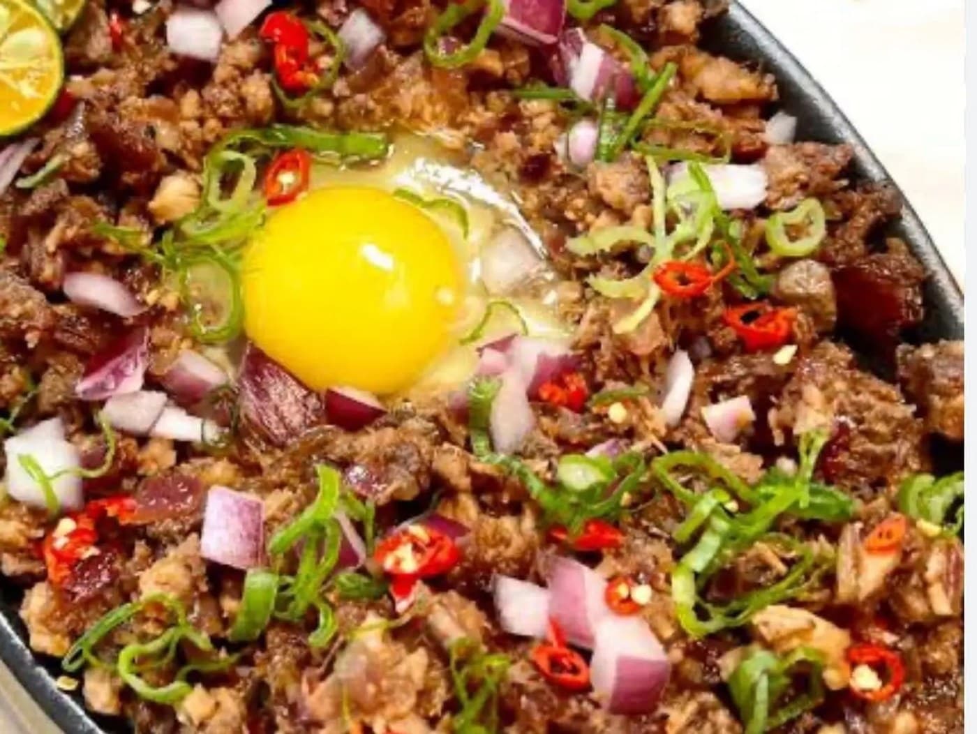Sizzling Pork sisig