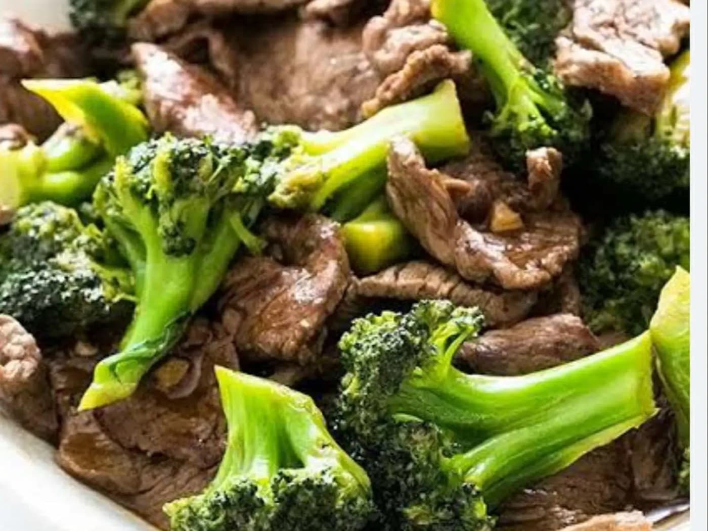 Beef steak with broccoli