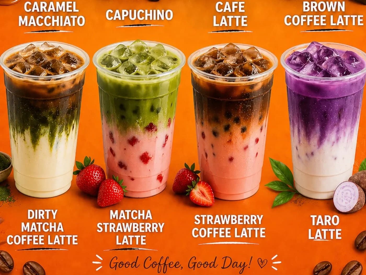 Matcha Strawberry Latte