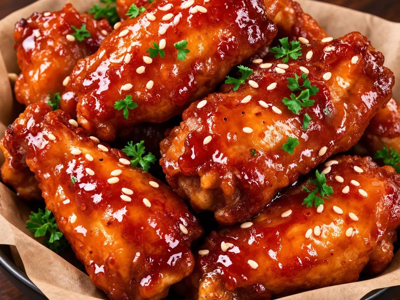 Honey Glazed Chicken Wings