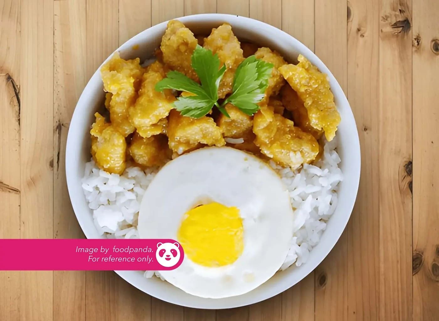 Salted Egg Chicken Rice Meal