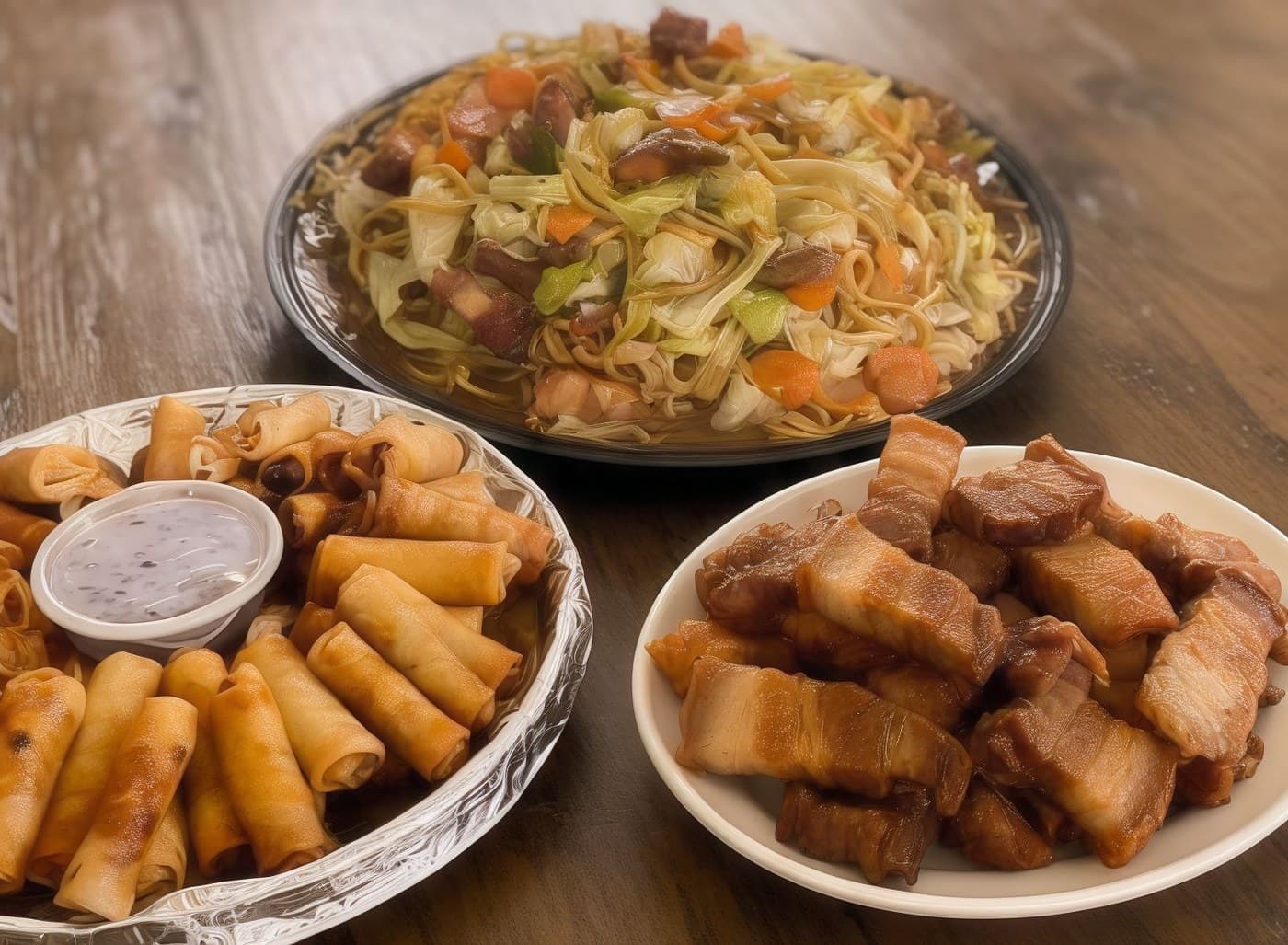 BUNDLE2 - Lumpia, Pancit & Lechon Kawali