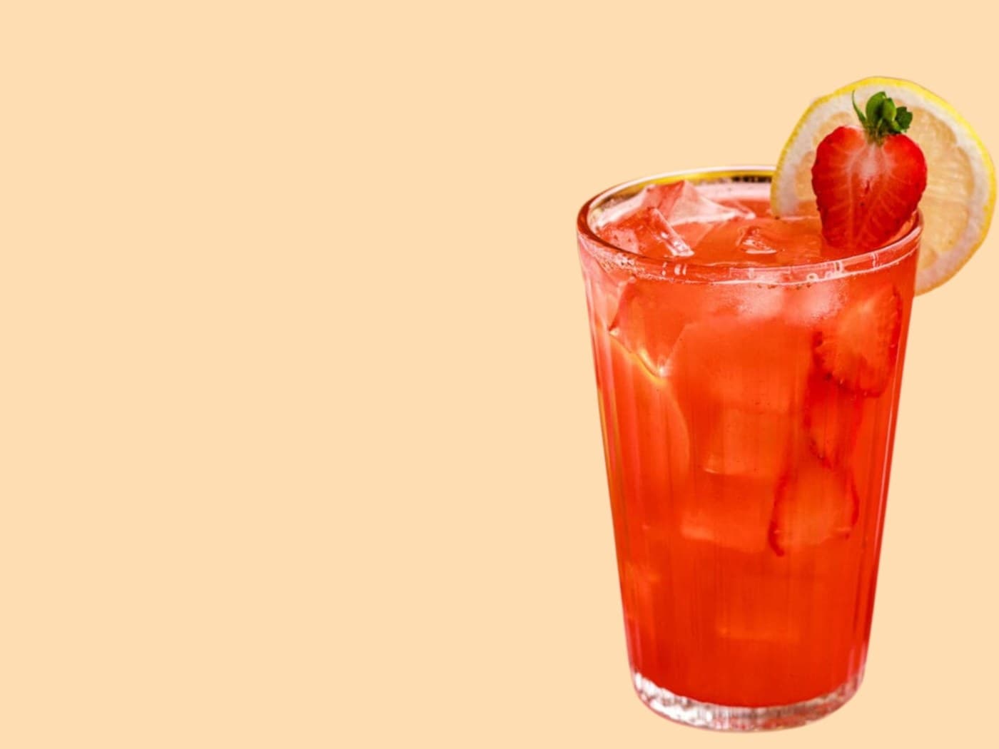 Strawberry Lemonade (Iced)