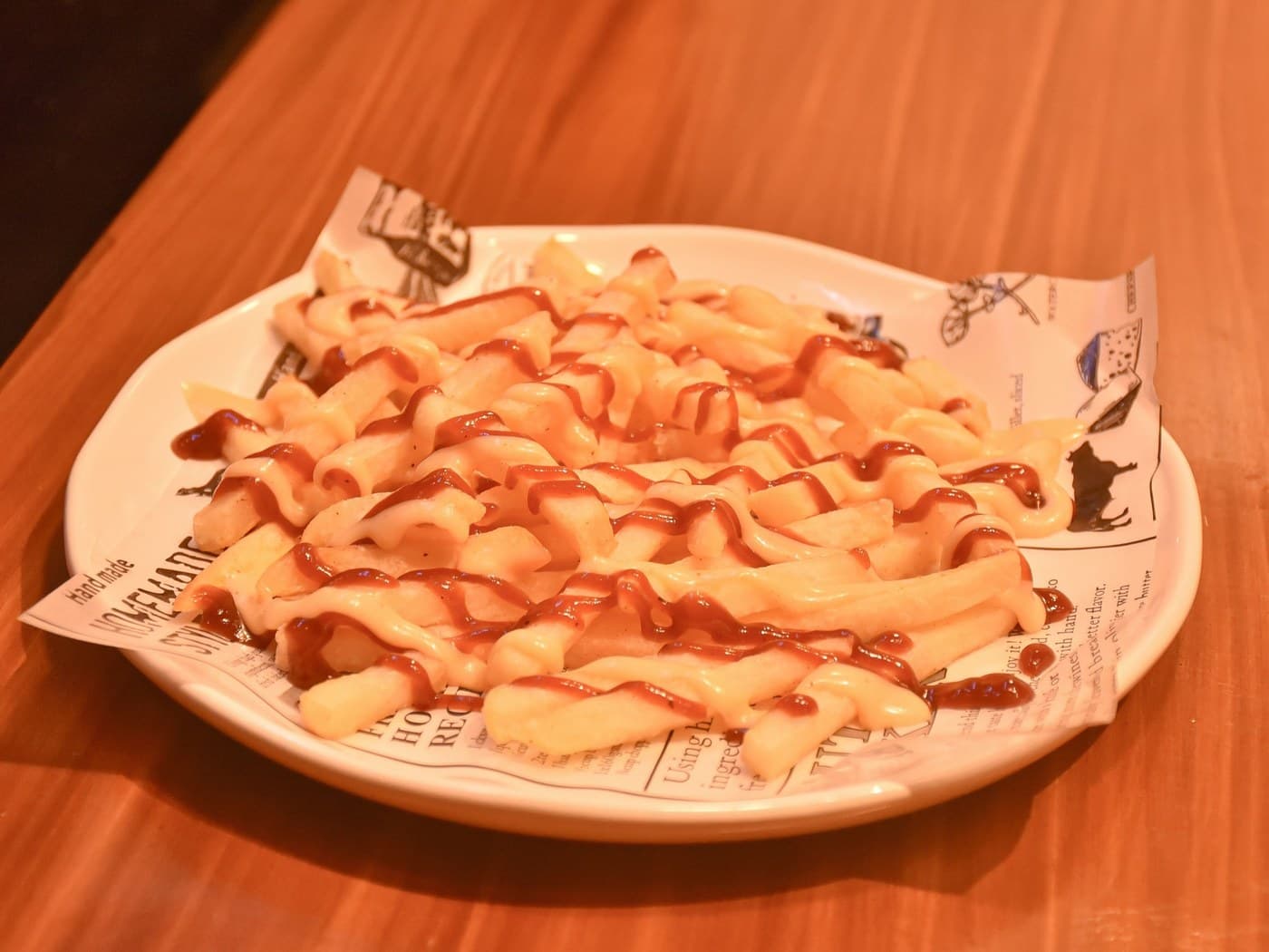 Cheese-bbq French Fries