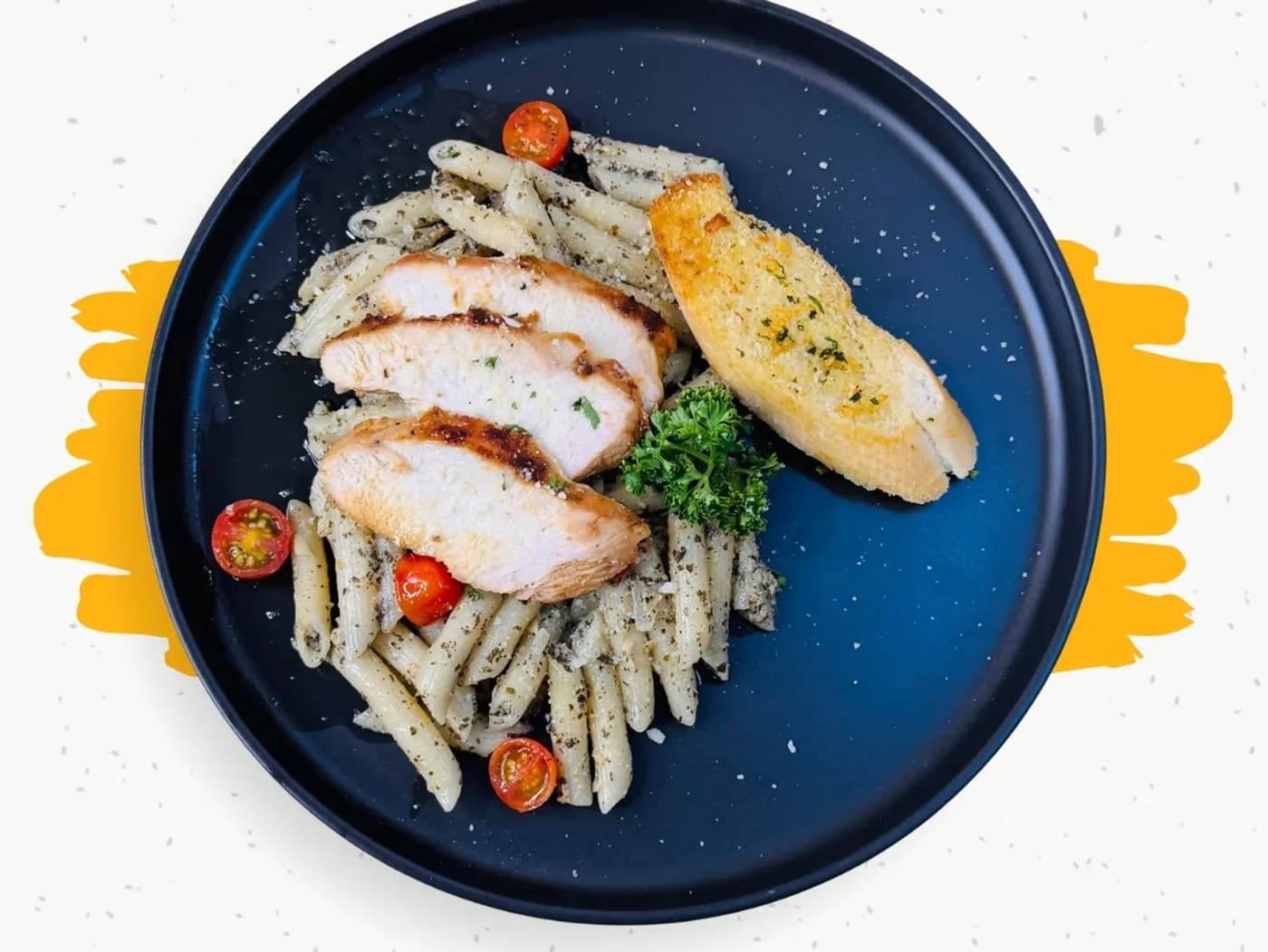 Grilled Chicken Pesto Pasta